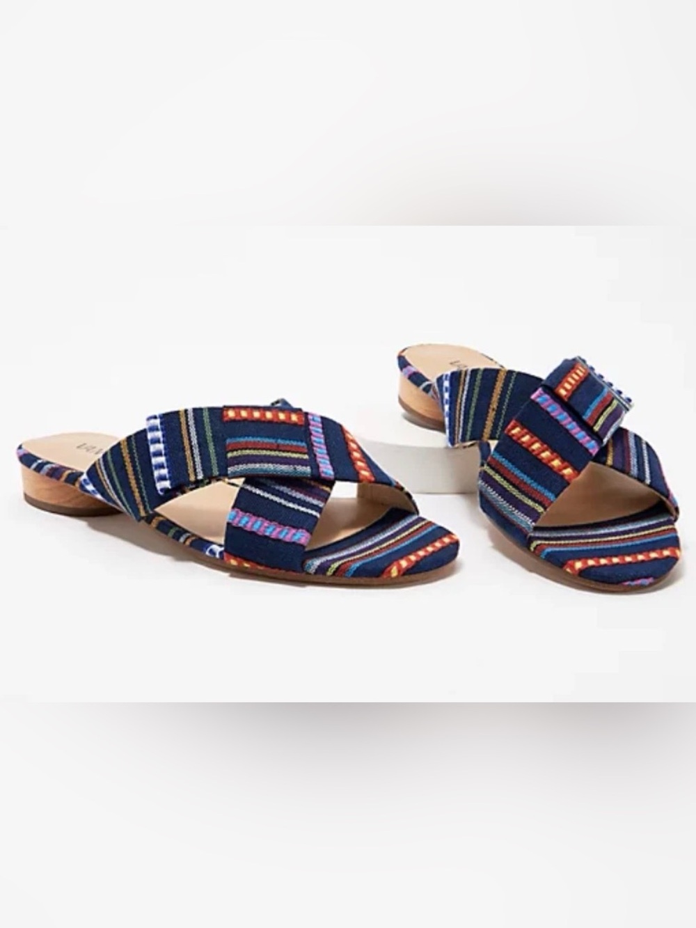 Vaneli Cross-Band Heeled Sandals